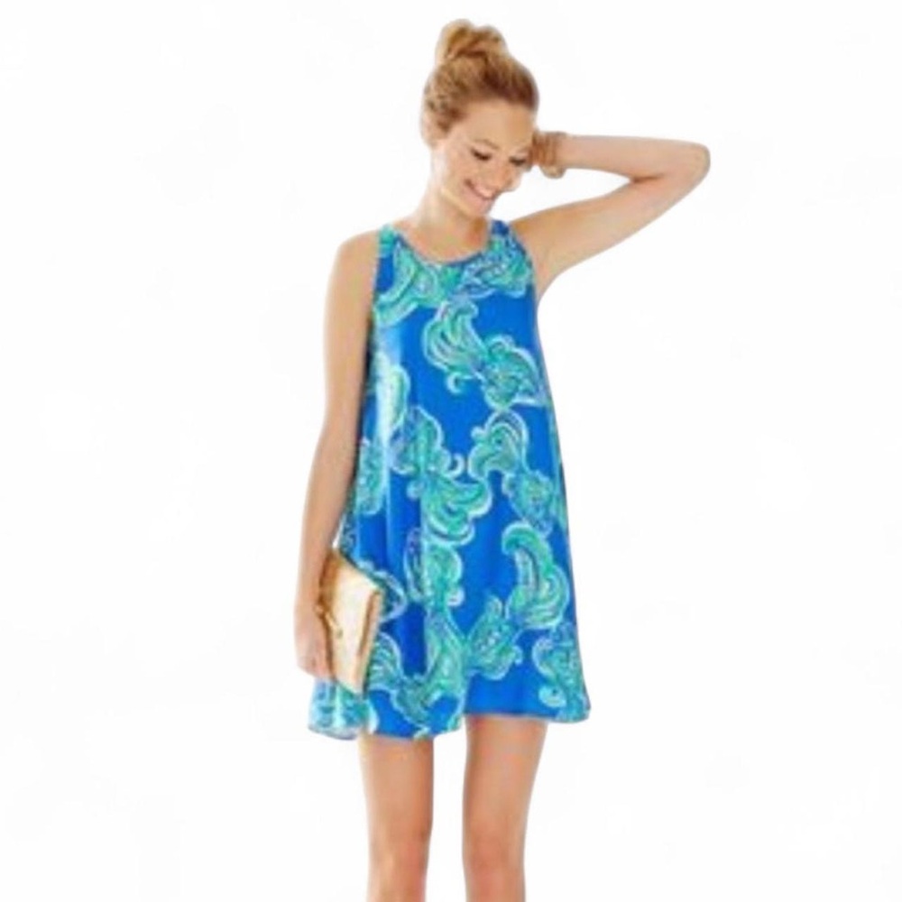 Lilly Pulitzer XS Blue Wright Swing Dress